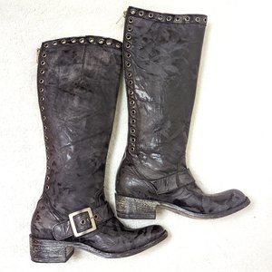 Old Gringo | L885 Black Distressed Grommet Boots size 6.5